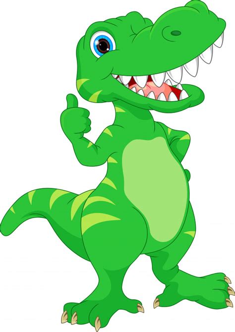 Are you searching for cartoon dinosaur png images or vector? Cute dinosaur cartoon | Premium Vector