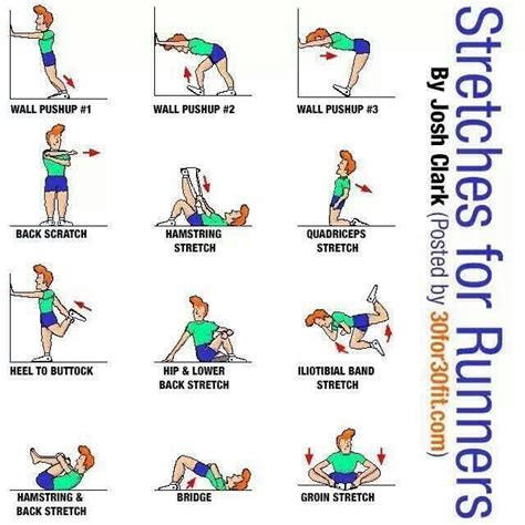 Stretches For Runners Fitness And Health Pinterest See More Best