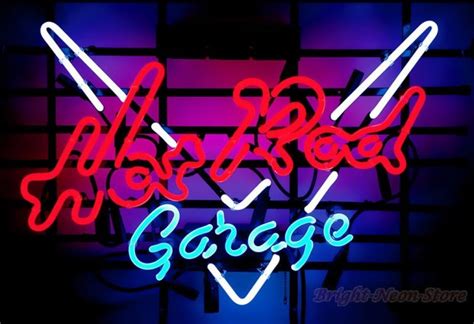Custom Hot Rod Garage Neon Sign Custom Neon Signs Neon Signs Usa