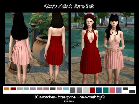 Jane Set At Qvoix Escaping Reality Sims 4 Updates