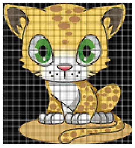 Cross Stitch : Cross Stitch Green Eyed Cat Free Pattern