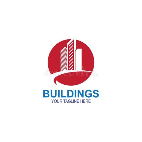 Building And Construction Logo Vector Design Real Estate Logo Stock