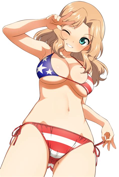 Masaüstü Kay Girls Und Panzer Kızlar Ve Panzer Anime Girls Bikini