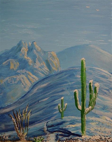 Rock sand tucson supplies and delivers to contractors and homeowners with construction and landscaping materials. Tucson Arizona Original Acrylic Painting Santa Catalina ...