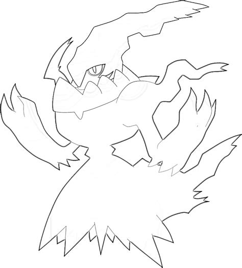 Darkrai Power Coloring Page Coloring Page Anime Coloring Pages