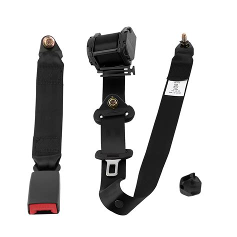 Adjustable Retractable 3 Point Safety Harness Seat Belt Strap Car Auto