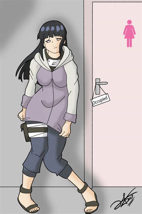 Hinata Really Needing To Poop By Danteshinobi On Deviantart