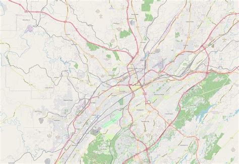 Map Of Birmingham Alabama Streets And Neighborhoods