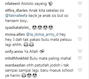 Fatin afeefa, nazim othman, fatin afiqah, aniq nashri. Kongsi Gambar Di Sekolah, Bulu Mata Anak Fatin Afeefa Pula ...
