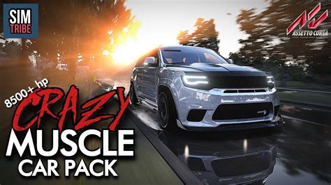 Crazy Free Muscle Car Pack Cars Total Hp Assetto Corsa