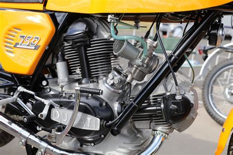 Oldmotodude Ducati 750 Sport On Display At The 2018 Automezzi Show