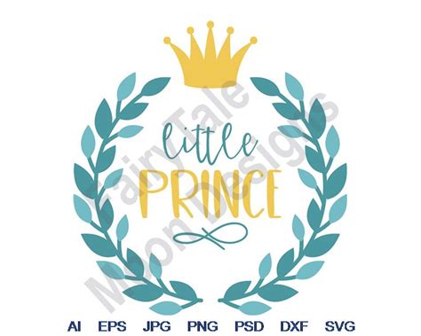 Little Prince Svg Dxf Eps Png  Vector Art Clipart Etsy