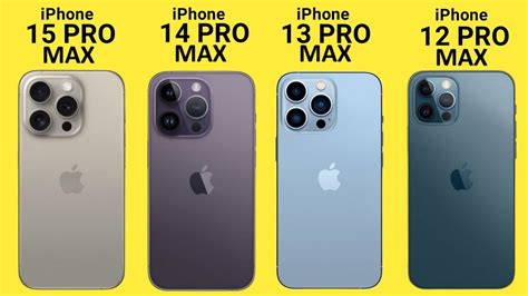 Iphone 15 Pro Max Vs Iphone 14 Pro Max Vs Iphone 13 Pro Max Vs Iphone