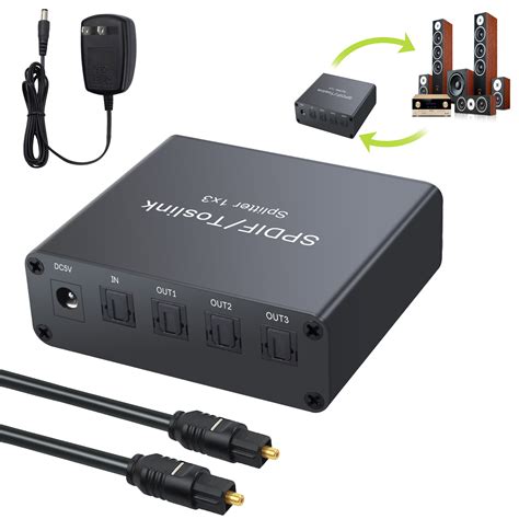 You can also find them on certain laptops and desktops. 3 Port SPDIF Toslink Splitter DAC Converter Optical ...