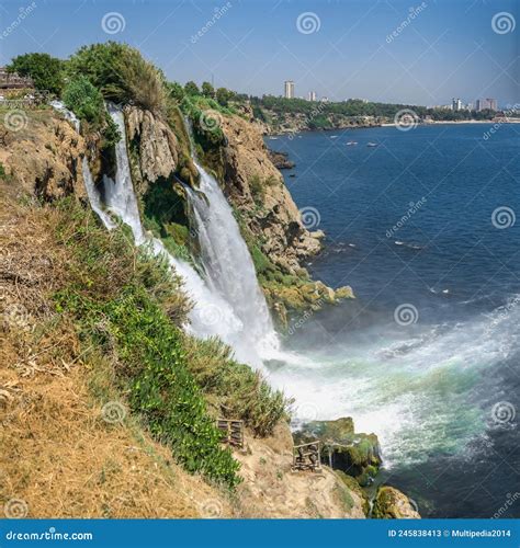 Duden Waterfalls In Antalya Turkey Stock Image Image Of Turkey