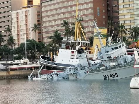 Pics Ship Happens Minesweeper Almost Sinks At Durban Harbour Style