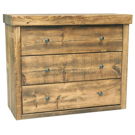 Chest Of Drawers Handmade Chunky Solid Wood With A Choice Of Different