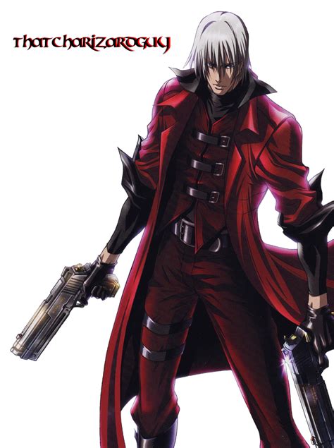 devil may cry the animated series dante render by thatcharizardguy on deviantart