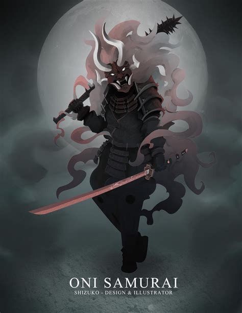 Oni Samurai By Shizukosketch On Deviantart