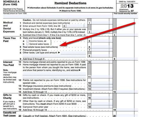 How To Deduct Property Taxes On Irs Tax Forms Irs Tax Forms Mortgage