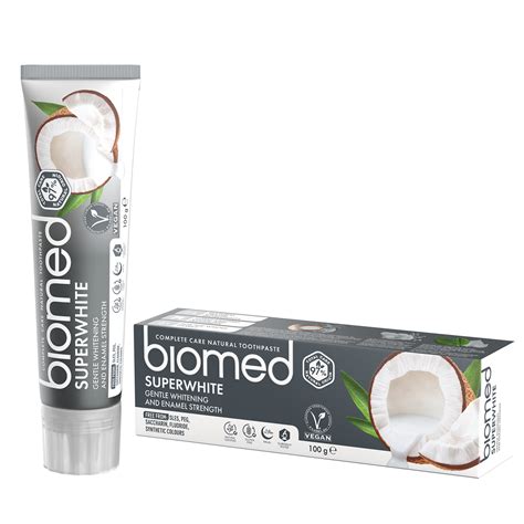 Biomed Superwhite Toothpaste Fluoride Free Gentle Whitening And Enam