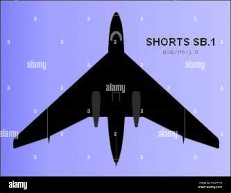 Short Sb 1 Tail Less Aero Isoclinic Wing Stock Photo Alamy