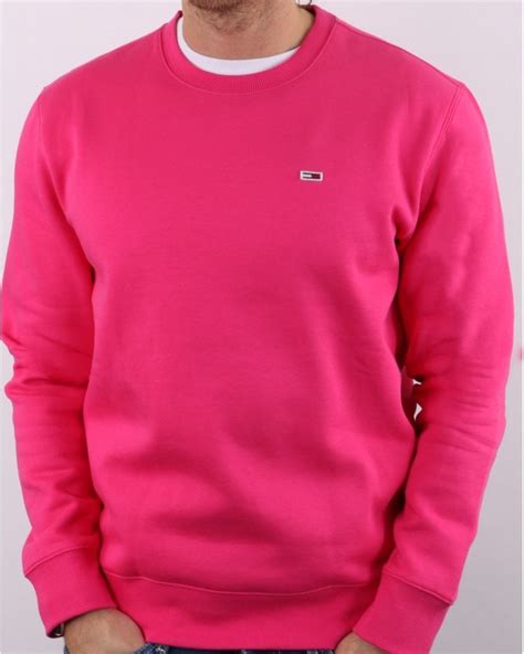 Tommy Hilfiger Sweatshirt Cerise Pink 80s Casual Classics
