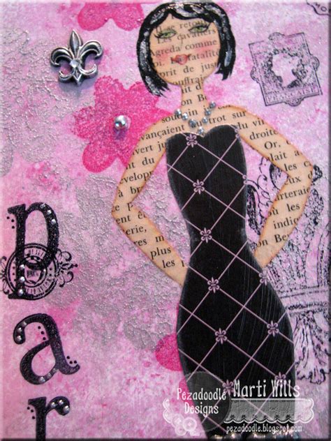 Pez A Doodle Designs Book Review Collage Couture By Julie Nutting