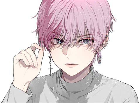 Wallpaper Anime Boy Earrings Shoujo Pretty Wallpapermaiden ตัว