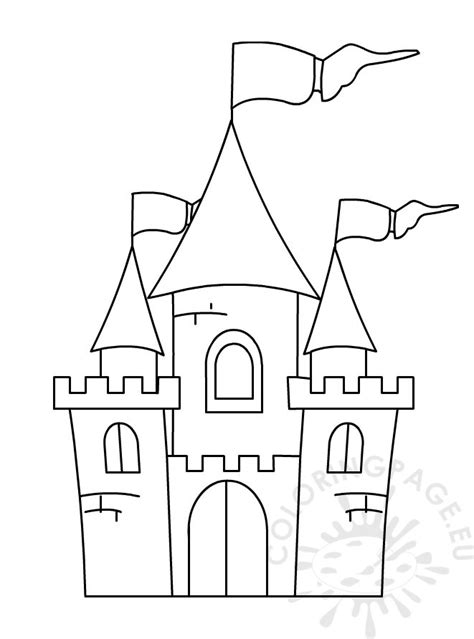 Princess Castle Coloring Page