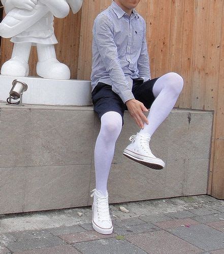 White Tights Mens Tights White Tights Pantyhose Outfits
