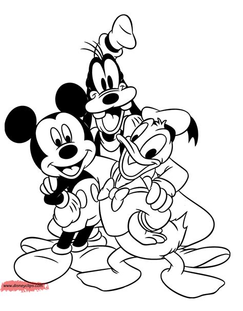 Mickey Mouse And Friends Coloring Pages 2 Disneys World Of Wonders