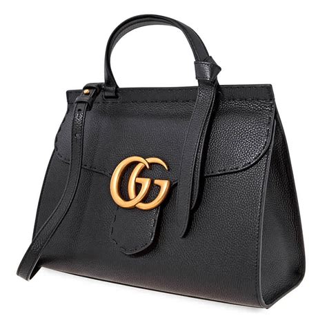 Gucci Gucci Ladies Gg Marmont Small Top Handle Bag In Black Walmart
