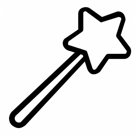Magic Star Wand Icon Download On Iconfinder