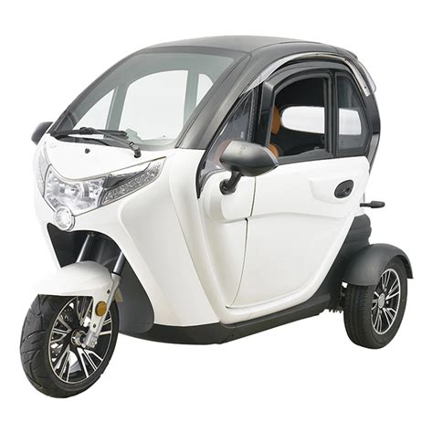 Polaris Eec 1500w 3 Wheel Electric Car With 2 Seat China Enclosed