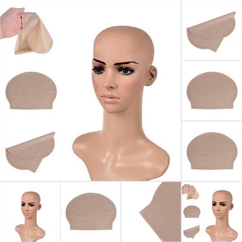 【aosu•oas】fake Latex Flesh Skin Unisex Bald Head Wig Cap Rubber Skinhead Costu Shopee Thailand