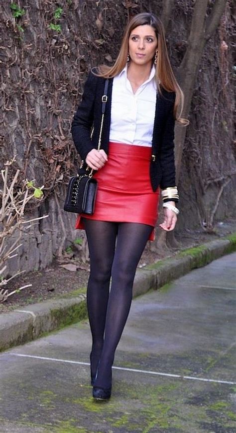 Short Black Skirt And Black Tights Whittleonline