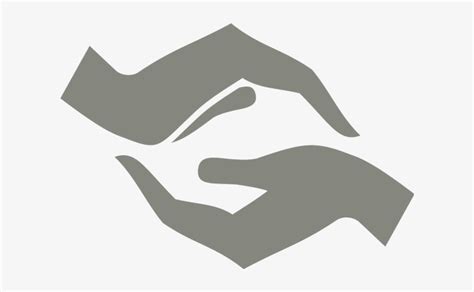 Your Support Hands Icon Png Grey Transparent Png 612x426 Free