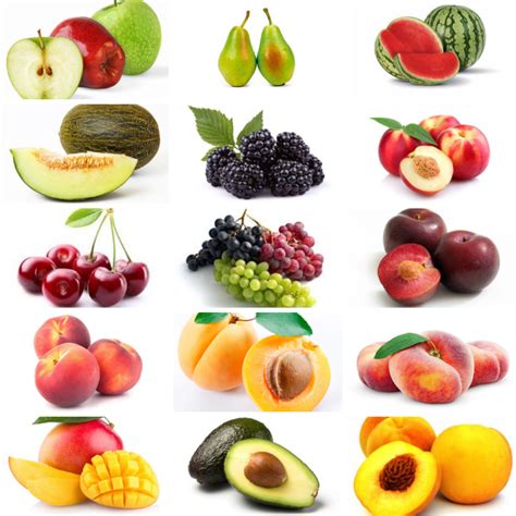 Frutas Y Verduras Temporada De Verano Natural Fruits