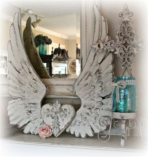 For The Love Of White Wings And A Heart Angel Wings Decor Angel