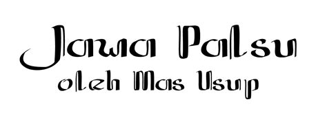 Font Aksara Jawa Lasopamex