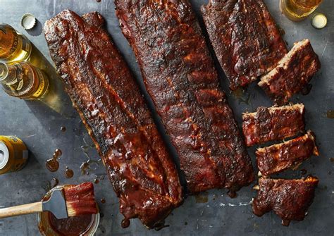 In this easy bbq baby back ribs recipe, the ribs are rubbed with spices, cooked in the oven, and finished on the grill with a tangy homemade barbecue sauce. Oven-Baked Baby Back Ribs Recipe | Recipe in 2020 | Recipes, Baby back ribs, Baked ribs