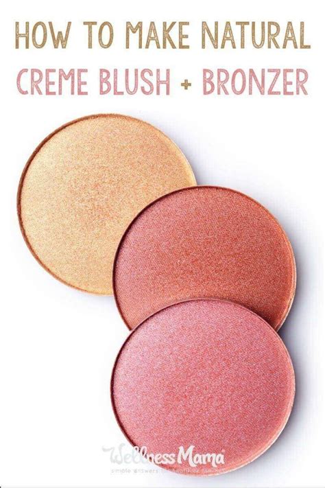 How To Make Creme Blush And Bronzer Wellness Mama Diy Makeup Recipe