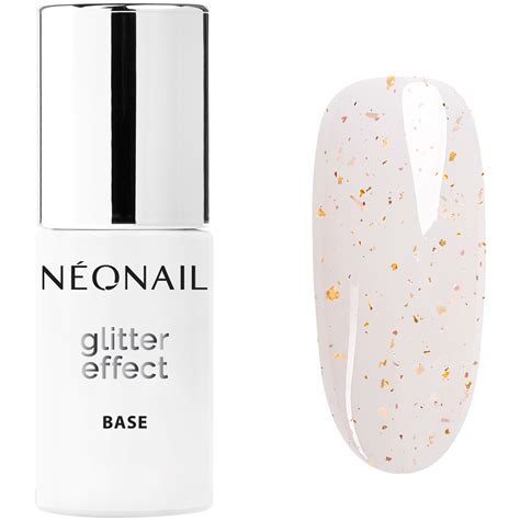 Neonail Glitter Effect Base Baza Hybrydowa Do Paznokci Nude Sparkle