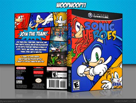 Sonic Heroes Gamecube Box Art Cover By Woopwoop11