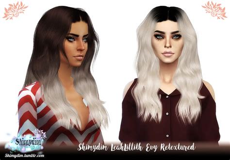 Sims 4 Hairs ~ The Sims Resource Leahlillith S Evy Hair Retextured