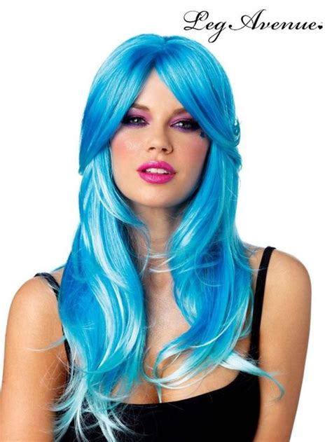 View Larger Image Blue Wig Halloween Wigs Long Curly Wig