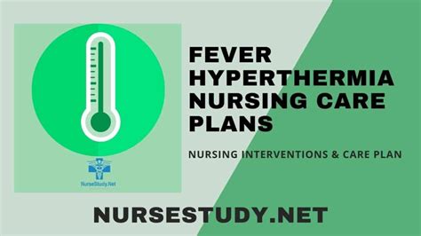 Fever Nursing Diagnosis And Nursing Care Plan Nursestudynet