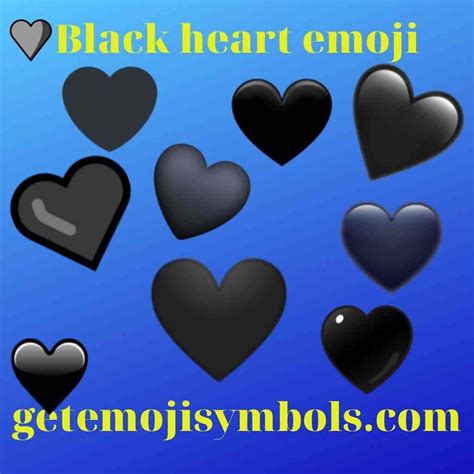 🖤 Black Heart Emoji All Emoji Copy And Paste Symbols