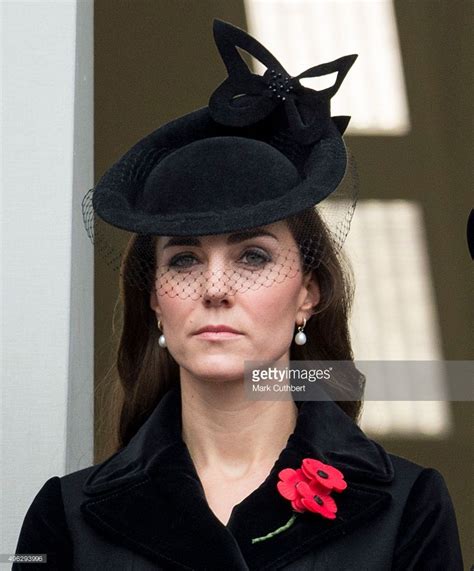 Catherine Duchess Of Cambridge Attends The Annual Remembrance Sunday